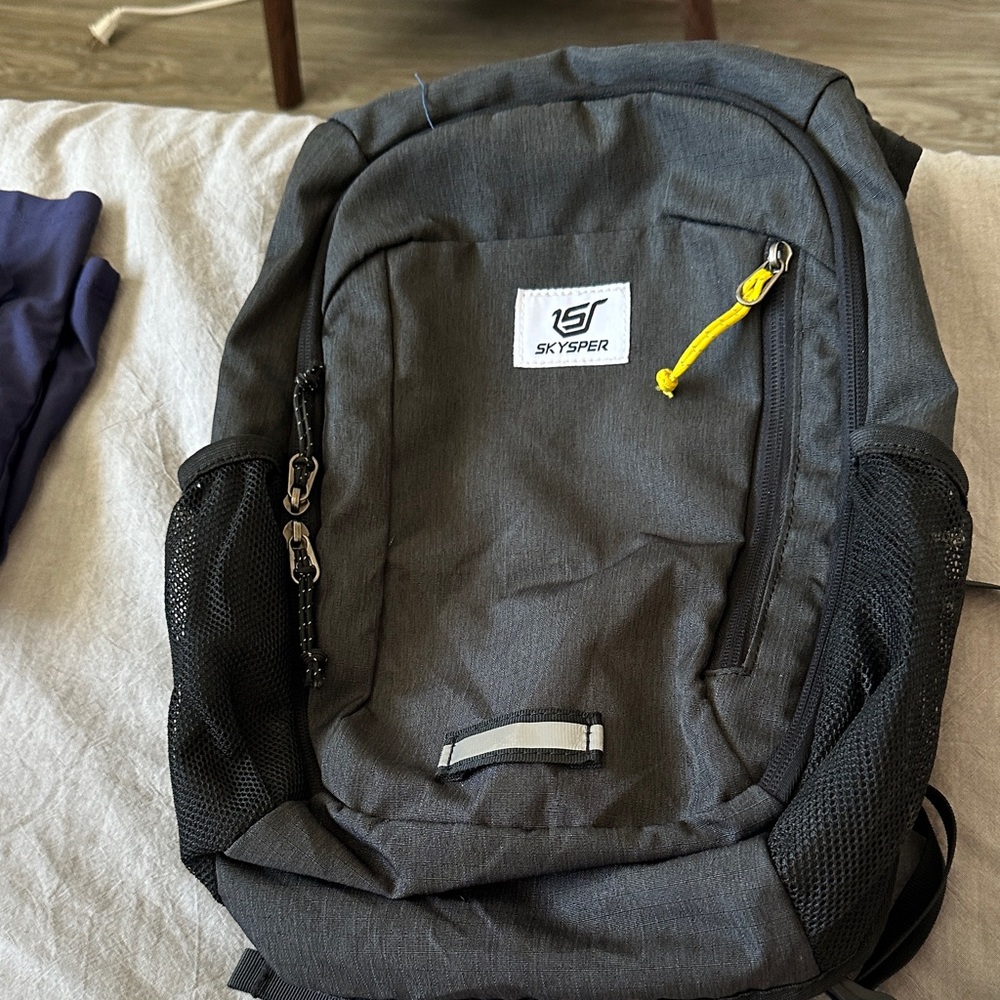 Gray Backpack for Men